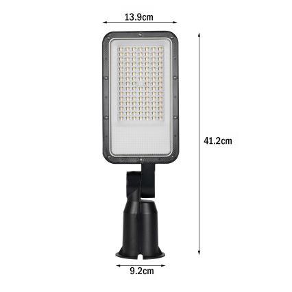 Brilagi - LED straatlantaarn voor buiten met scharnier URBANLIGHT LED/50W/230V zwart IP65