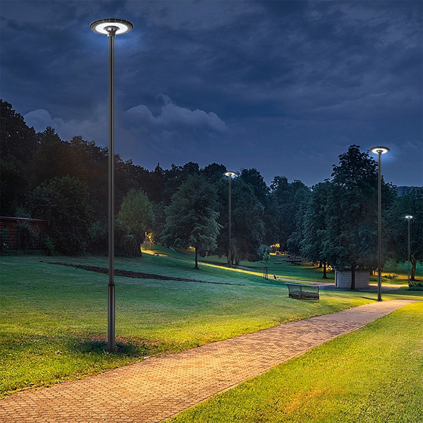 Brilagi - LED straatlamp voor buiten met 5 m paal URBANSPARK LED/120W/230V zwart IP65
