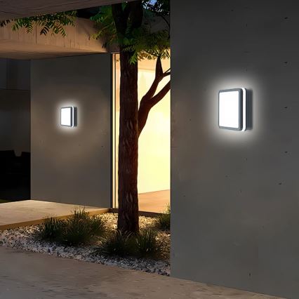 Brilagi - LED Buitenverlichting BENE LED/18W/230V 22x22 cm antraciet IP54