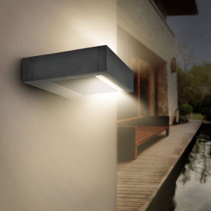 Brilagi - LED Wandlamp voor buiten RAGUSA LED/7W/230V 3000/4000/6000K antraciet IP54