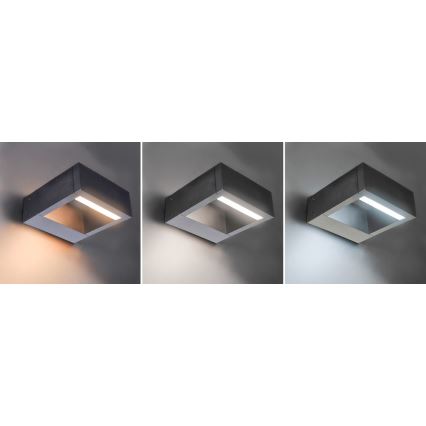 Brilagi - LED Wandlamp voor buiten RAGUSA LED/7W/230V 3000/4000/6000K antraciet IP54