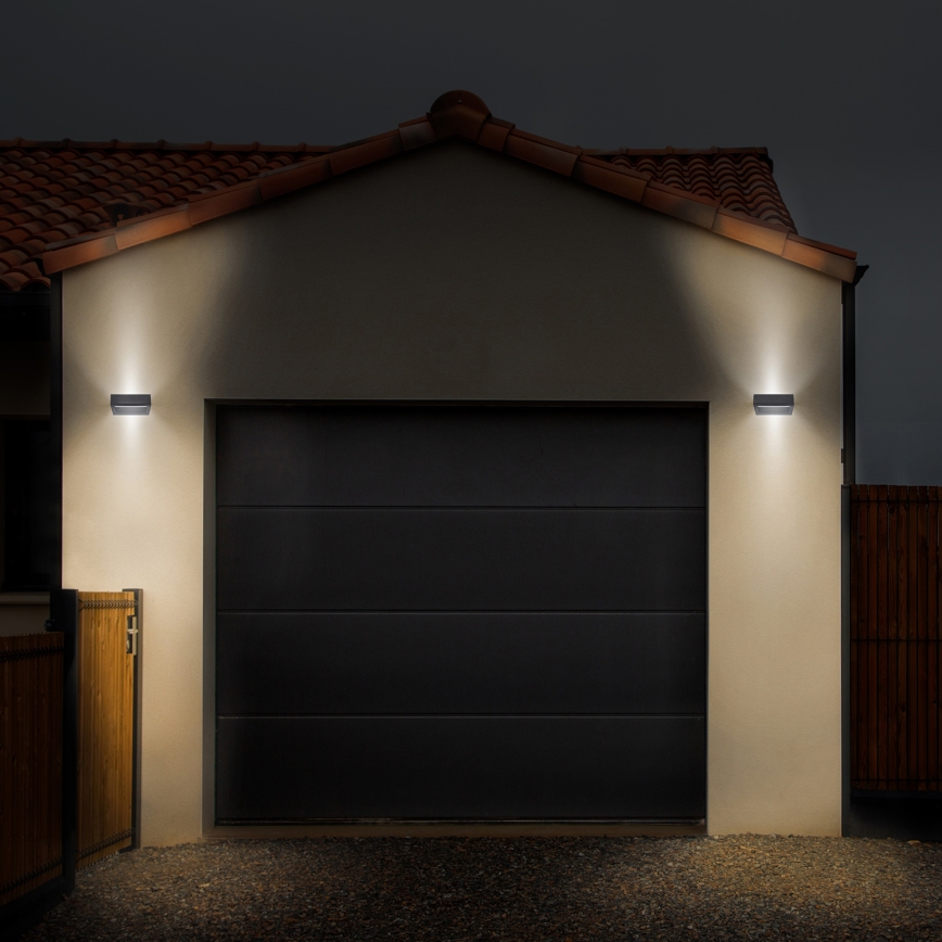 Brilagi - LED Wandlamp voor buiten RAGUSA LED/7W/230V 3000/4000/6000K antraciet IP54