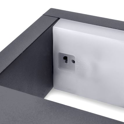 Brilagi - LED Wandlamp voor buiten RAGUSA LED/7W/230V 3000/4000/6000K antraciet IP54