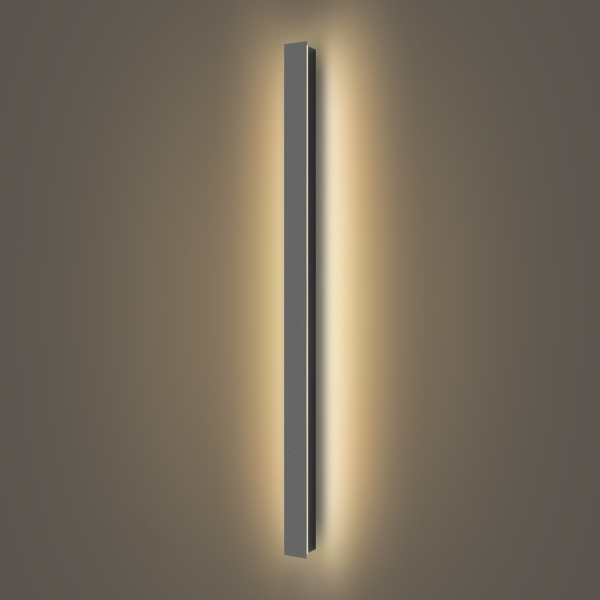 Brilagi - LED buitenwandarmatuur LINEAR LED/22W/230V 3000K IP65 100 cm antraciet