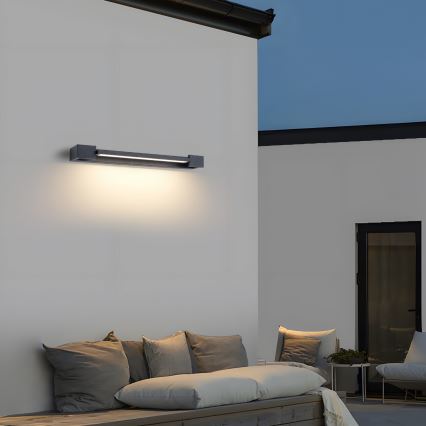 Brilagi - LED buitenwandlamp AQUA LINE LED/12W/230V 45 cm IP44 antraciet CRI 90