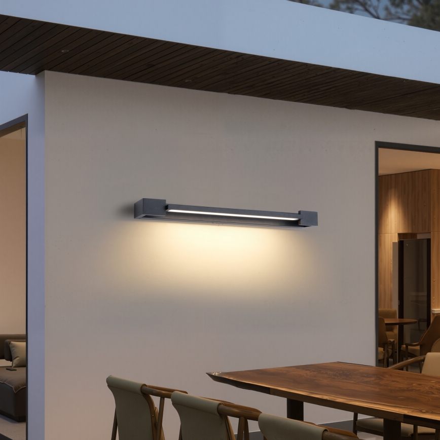 Brilagi - LED buitenwandlamp AQUA LINE LED/18W/230V 60 cm IP44 antraciet CRI 90