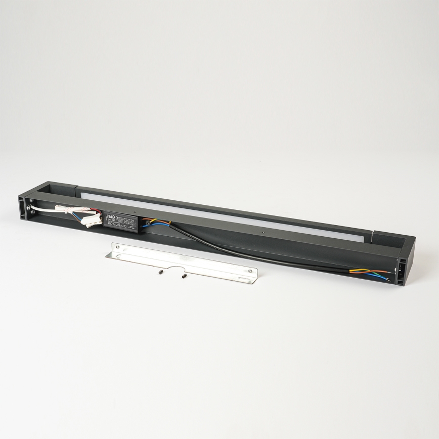 Brilagi - LED buitenwandlamp AQUA LINE LED/18W/230V 60 cm IP44 antraciet CRI 90