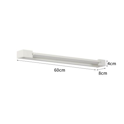 BRILAGI - LED Buitenwandlamp AQUA LINE LED/18W/230V 60 cm IP44 wit CRI 90