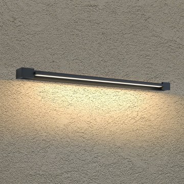 BRILAGI - LED Buitenwandlamp AQUA LINE LED/20W/230V 80 cm IP44 zwart CRI 90