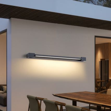 Brilagi - LED buitenwandlamp AQUA LINE LED/36W/230V 120 cm IP44 antraciet CRI 90