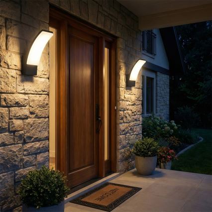 BRILAGI - LED buitenwandlamp ARCELO LED/12W/230V IP65 zwart