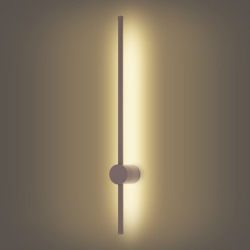 Brilagi - LED buitenwandlamp AURA LED/12W/230V 3000K IP54 65 cm bruin CRI 90