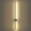 Brilagi - LED buitenwandlamp AURA LED/20W/230V 3000K IP54 97 cm zwart