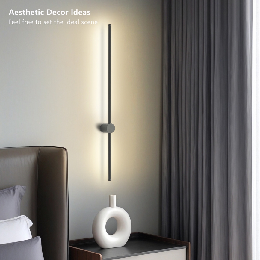 Brilagi - LED buitenwandlamp AURA LED/20W/230V 3000K IP54 97 cm antraciet
