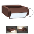 Brilagi - LED buitenwandlamp CROTONE LED/7W/230V bruin IP54