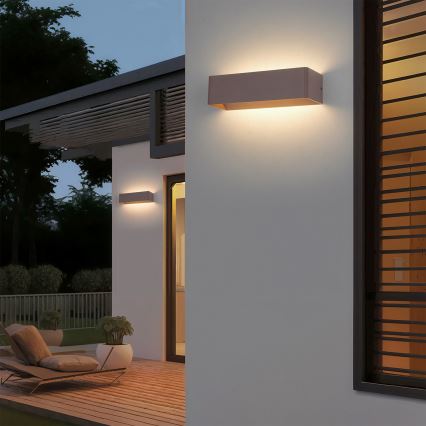 Brilagi - LED buitenwandlamp DONNANI LED/12W/230V 30 cm bruin IP44