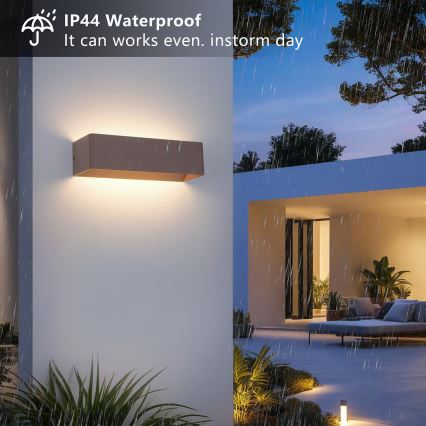 Brilagi - LED buitenwandlamp DONNANI LED/12W/230V 30 cm bruin IP44