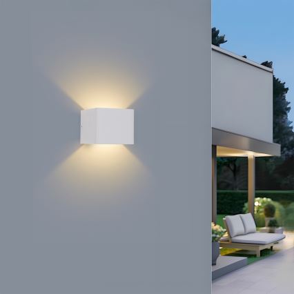 Brilagi - LED buitenwandlamp DONNANI LED/5W/230V 10 cm wit IP44
