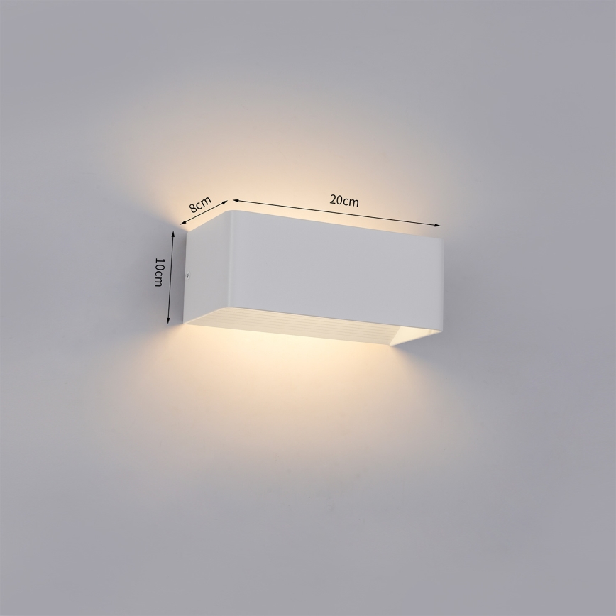 Brilagi - LED buitenwandlamp DONNANI LED/7W/230V 20 cm wit IP44