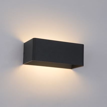 Brilagi - LED Buitenwandlamp DONNANI LED/7W/230V 20 cm zwart IP44
