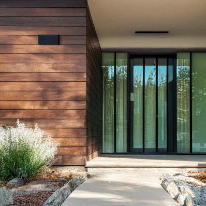 Brilagi - LED buitenwandlamp DOUBLE CUBE LED/12W/230V zwart IP65