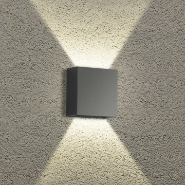 Brilagi - LED buitenwandlamp DOUBLERAY LED/4W/230V antraciet IP65