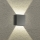 Brilagi - LED buitenwandlamp DOUBLERAY LED/4W/230V antraciet IP65