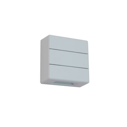 Brilagi - LED buitenwandlamp DOUBLERAY LINE LED/6W/230V wit IP54