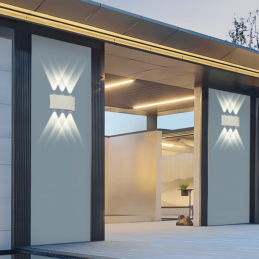 Brilagi - LED buitenwandlamp FLAREBOX LED/6W/230V wit IP65