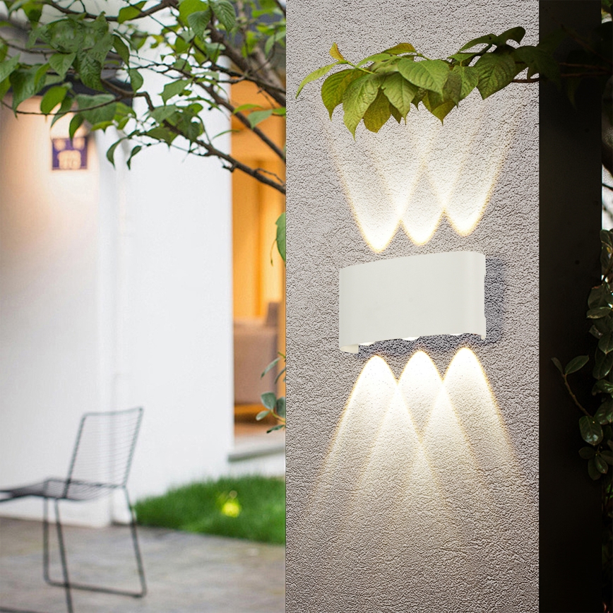 Brilagi - LED buitenwandlamp FLAREBOX LED/6W/230V wit IP65