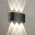 Brilagi - LED buitenwandlamp FLAREBOX LED/6W/230V zwart IP65
