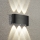 Brilagi - LED buitenwandlamp FLAREBOX LED/6W/230V zwart IP65