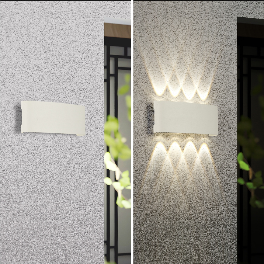 Brilagi - LED buitenwandlamp FLAREBOX LED/8W/230V wit IP65