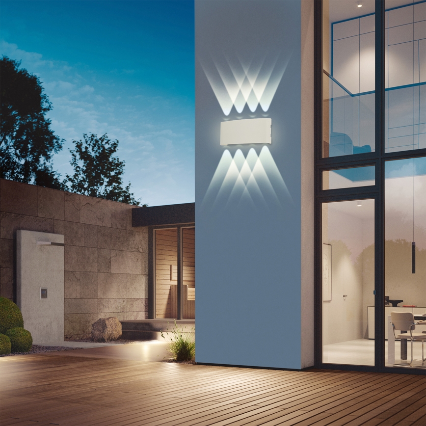 Brilagi - LED buitenwandlamp FLAREBOX LED/8W/230V wit IP65