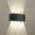 Brilagi - LED buitenwandlamp FLAREBOX LED/8W/230V zwart IP65