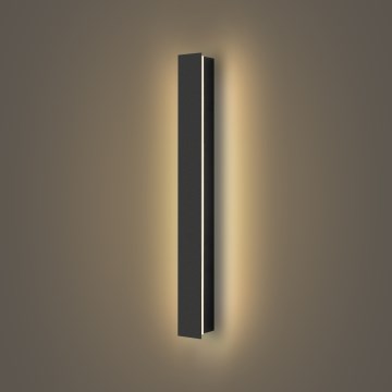 Brilagi - LED buitenwandlamp LINEAR LED/12W/230V 3000K IP65 50 cm zwart