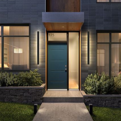 Brilagi - LED buitenwandlamp LINEAR LED/22W/230V 4000K IP65 100 cm zwart CRI 90