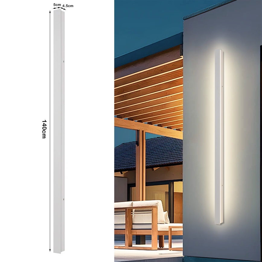 Brilagi - LED buitenwandlamp LINEAR LED/32W/230V 3000K IP65 140 cm wit CRI 90