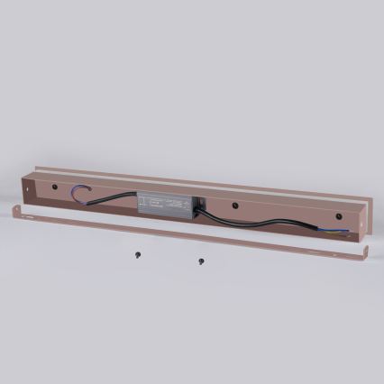 Brilagi - LED buitenwandlamp LINEAR LED/8W/230V 3000K IP65 30 cm bruin CRI 90
