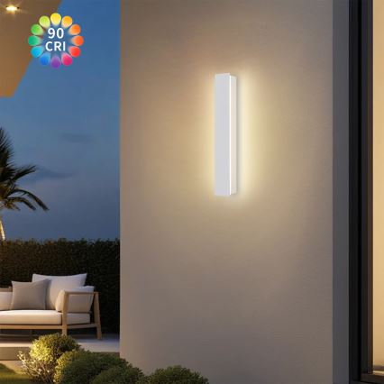 Brilagi - LED buitenwandlamp LINEAR LED/8W/230V 3000K IP65 30 cm wit CRI 90