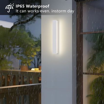 Brilagi - LED buitenwandlamp LINEAR LED/8W/230V 3000K IP65 30 cm wit CRI 90
