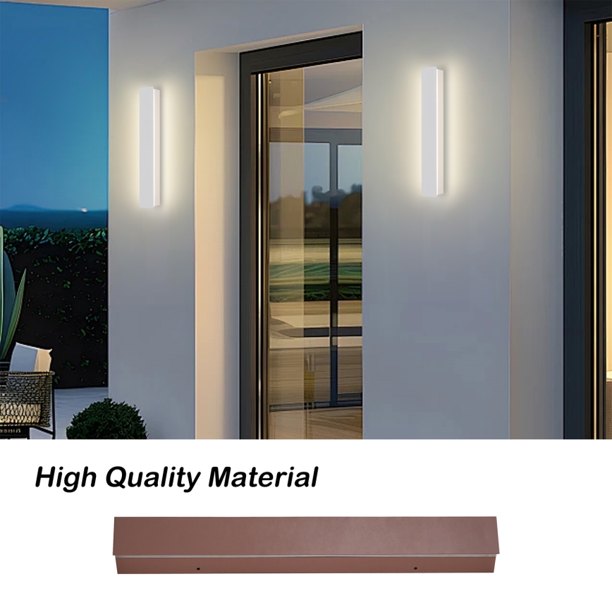 Brilagi - LED buitenwandlamp LINEAR LED/8W/230V 3000K IP65 30 cm wit CRI 90