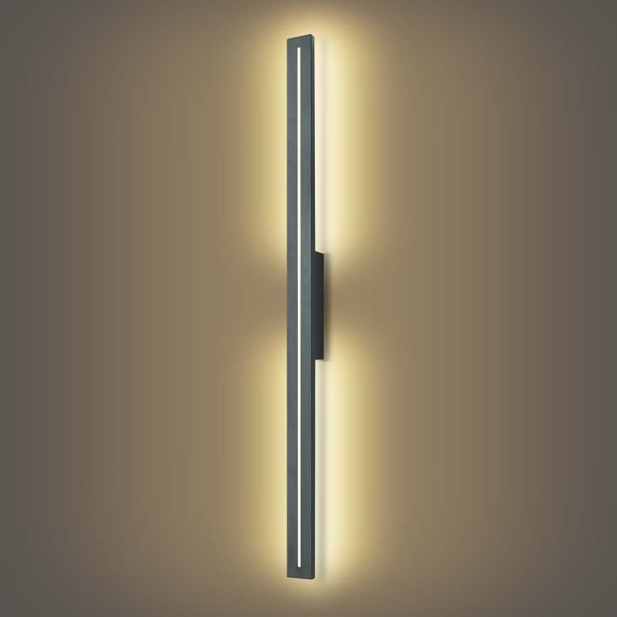 Brilagi - LED buitenwandlamp LINEO, 24W/230V, 3000K, IP65, 100 cm, antraciet