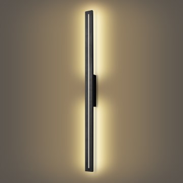 Brilagi - LED buitenwandlamp LINEO LED/24W/230V 3000K IP65 100 cm zwart