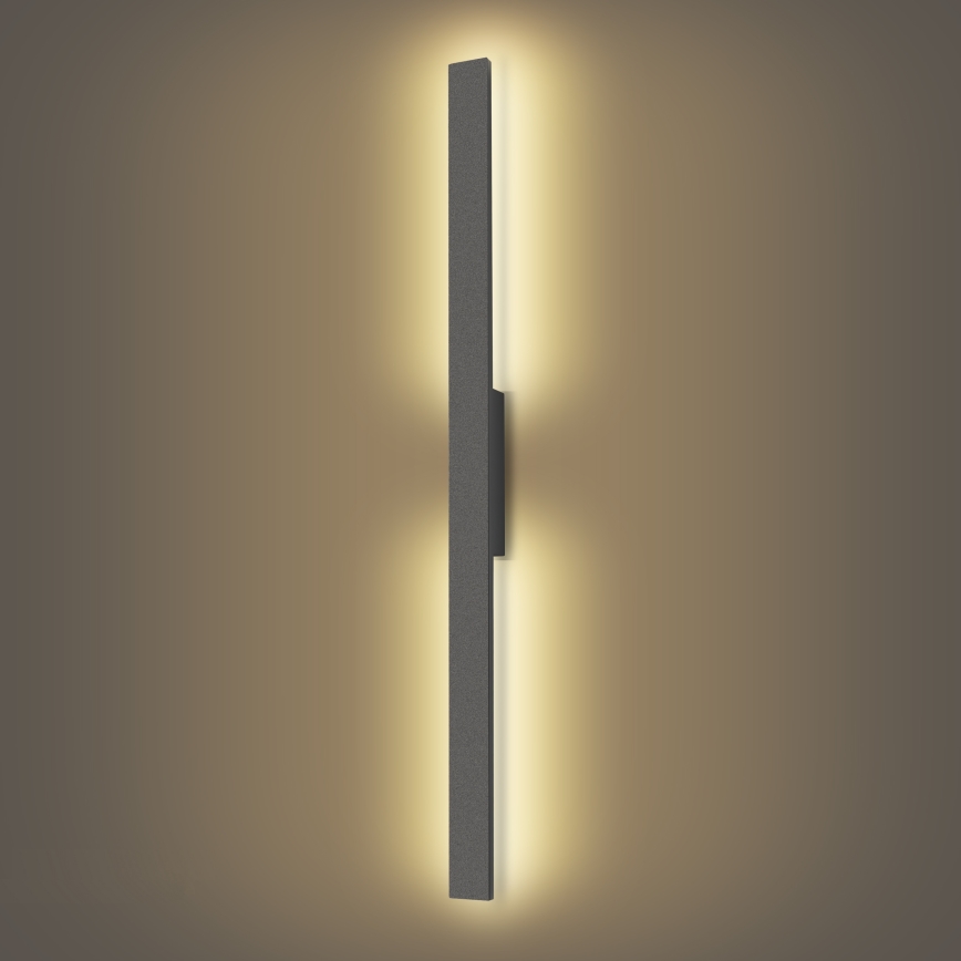 Brilagi - LED buitenwandlamp LUNA LED/24W/230V 3000K IP65 100 cm antraciet