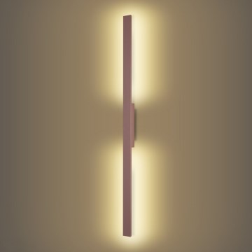 Brilagi - LED buitenwandlamp LUNA LED/24W/230V 3000K IP65 100 cm bruin CRI 90
