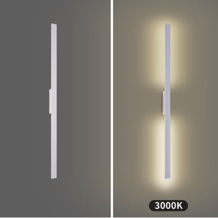 Brilagi - LED buitenwandlamp LUNA LED/24W/230V 3000K IP65 100 cm wit CRI 90