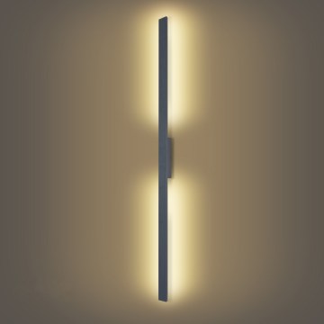 Brilagi - LED buitenwandlamp LUNA LED/30W/230V 3000K IP65 150 cm antraciet CRI 90