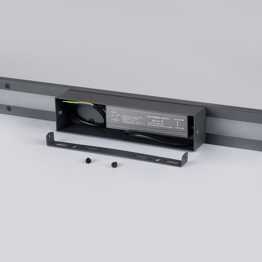Brilagi - LED buitenwandlamp LUNA LED/30W/230V 3000K IP65 150 cm antraciet CRI 90