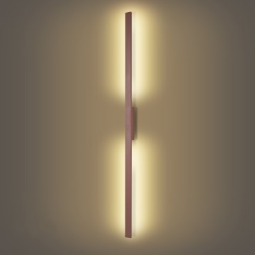 Brilagi - LED buitenwandlamp LUNA LED/30W/230V 3000K IP65 150 cm bruin CRI 90